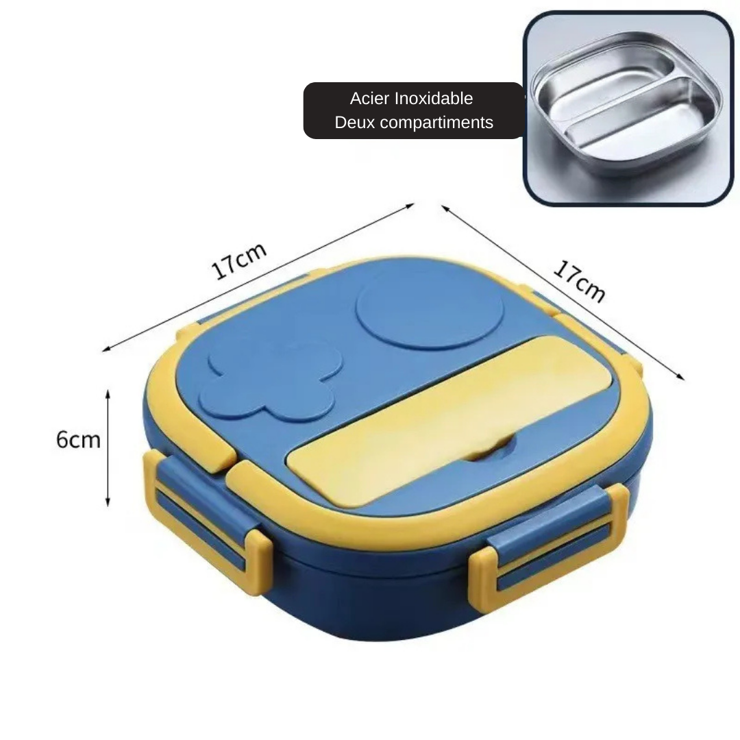 dimensions lunch box deux compartiments